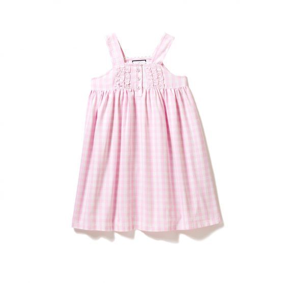 Petite Plume Baby/Toddler/Big Kid Pink Gingham Charlotte Nightgown | The Tot