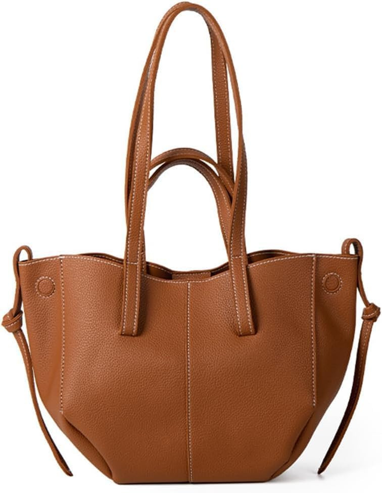 Amazon.com: JOLILUNA Leather Purses for Women Trendy Leather Shoulder Bag Faux Purse Faux Leather... | Amazon (US)