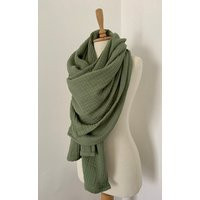 Green Woman Scarf - Bohemian Style Shawl Trendy 2020 Scarves Fern For Gift Her | Etsy (US)