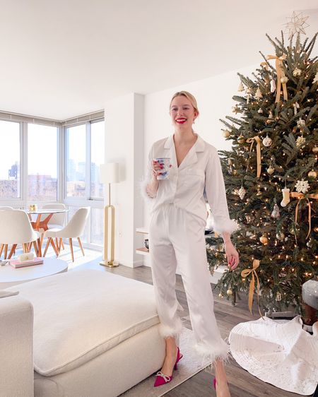 Feminine holiday pajamas! 

#LTKSeasonal #LTKHoliday