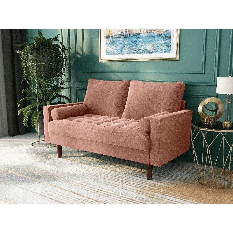 Gabrielo 58'' Square Arm Loveseat | Wayfair North America