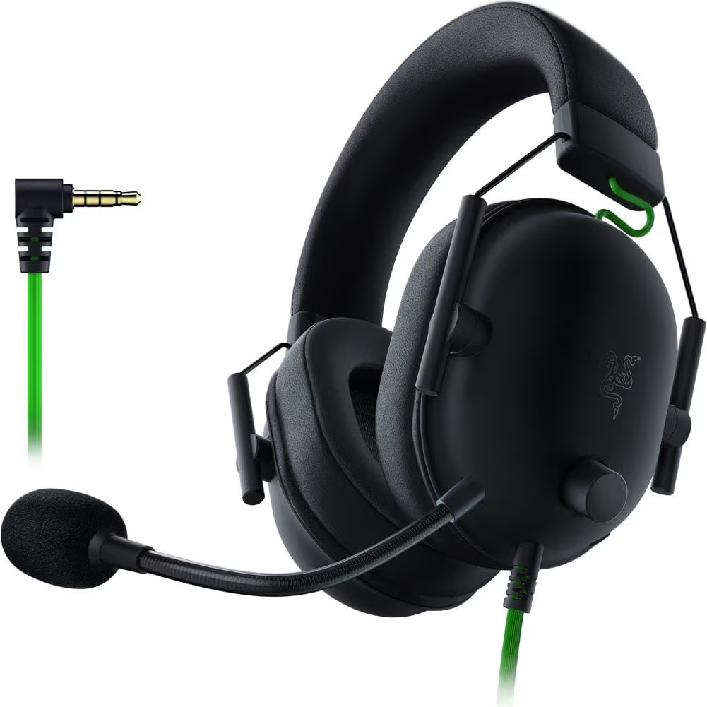 Razer BlackShark V2 X Gaming Headset: 7.1 Surround Sound - 50mm Drivers - Memory Foam Cushion - For PC, PS4, PS5, Switch - 3.5mm Audio Jack - Black | Amazon (US)