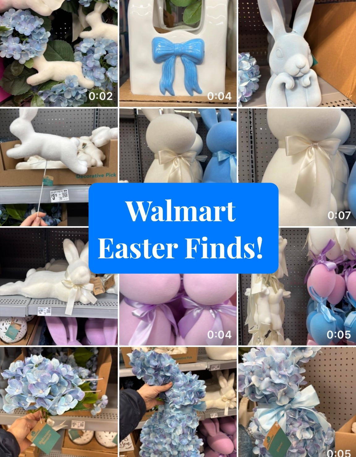 Spotted some cute Easter finds out at Walmart! I know it’s early but sure does beat the post Christmas blues! 