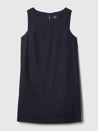 Linen-Blend Shift Mini Dress | Gap (US)