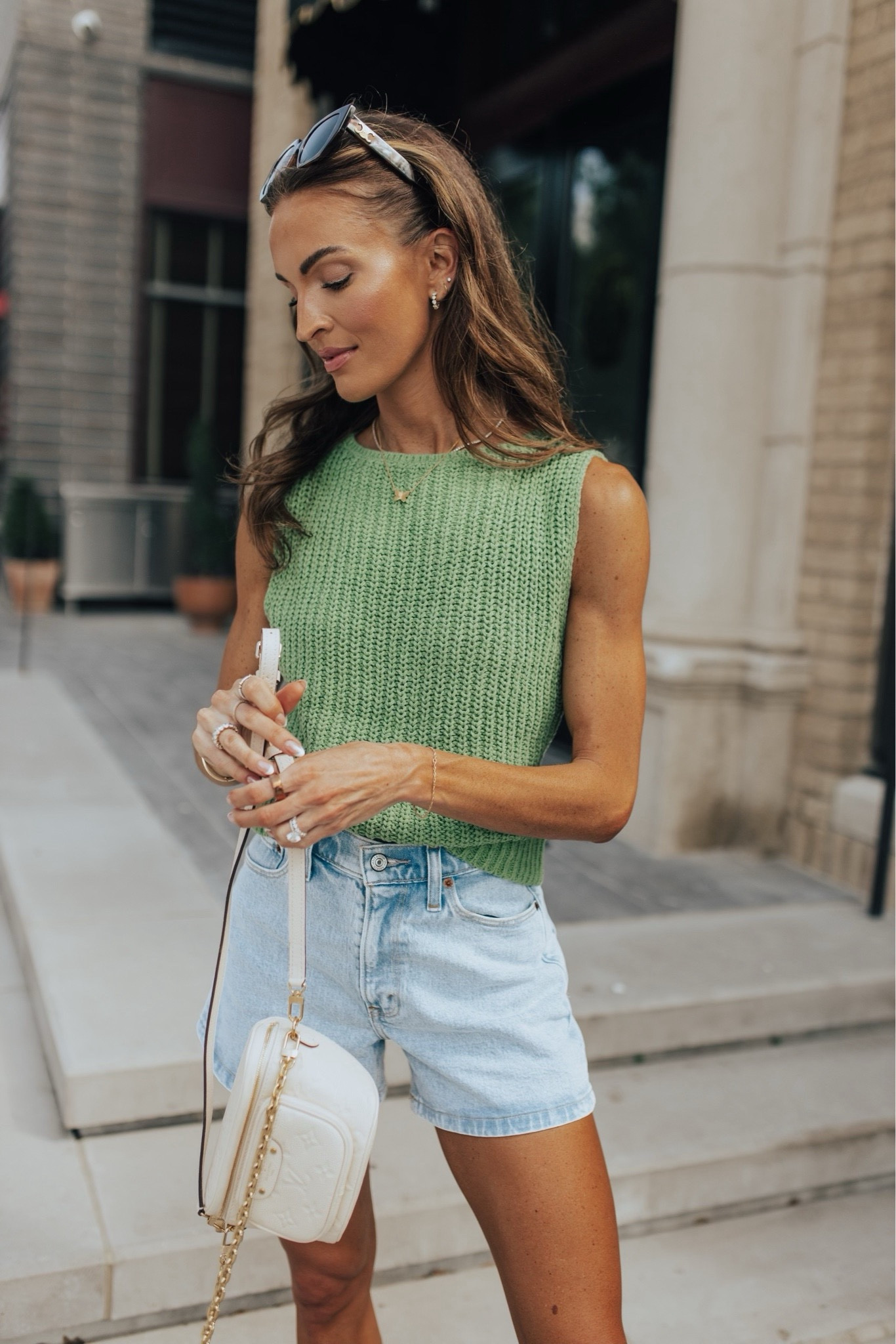 y’all better hurry and shop the abercrombie memorial day sale! 🤍 these denim shorts are included and selling FAST! super flattering and honestly so comfy! 🙌🏻
run tts 

#LTKStyleTip #LTKSaleAlert