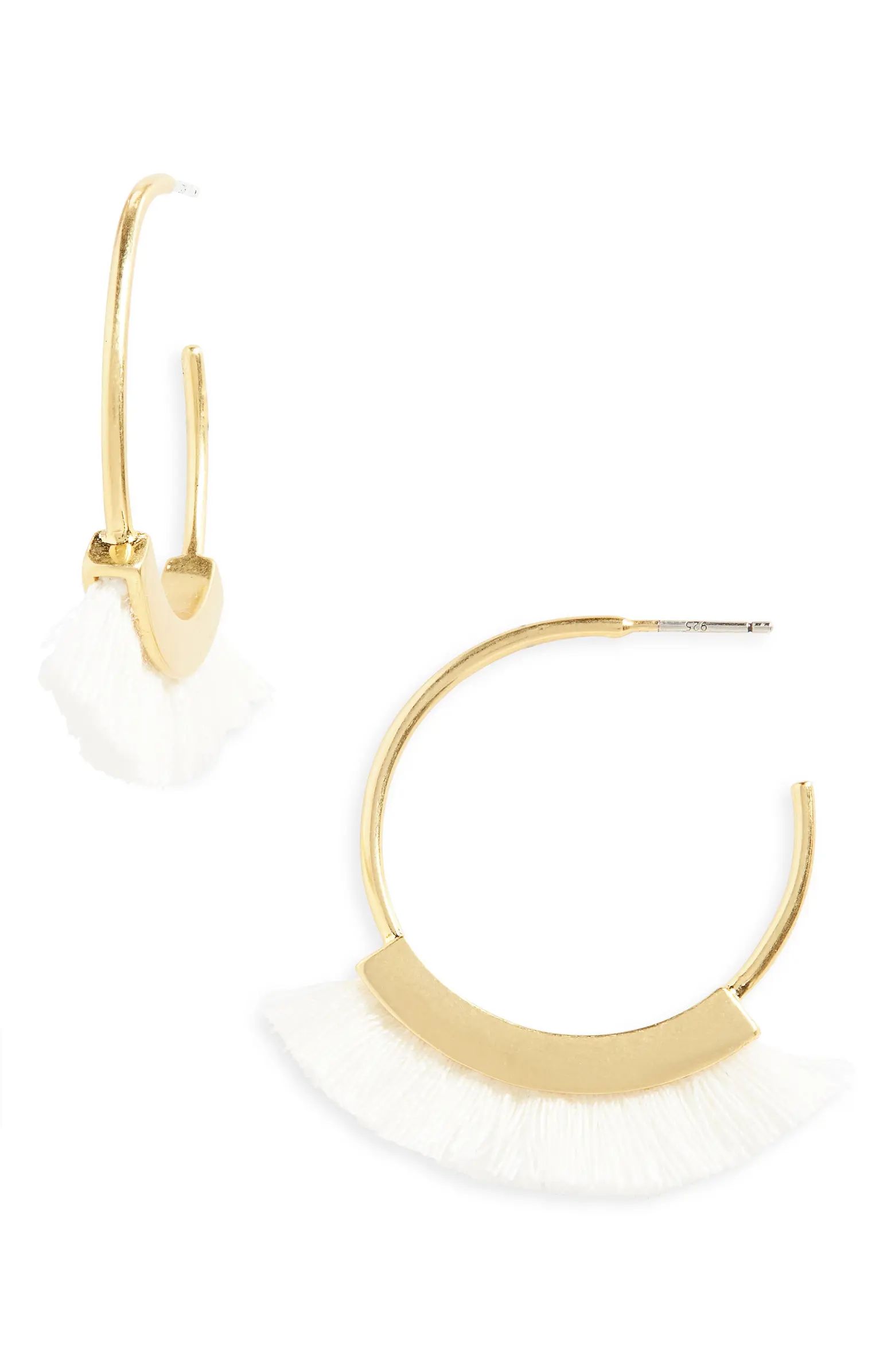 Fringe Hoop Earrings | Nordstrom