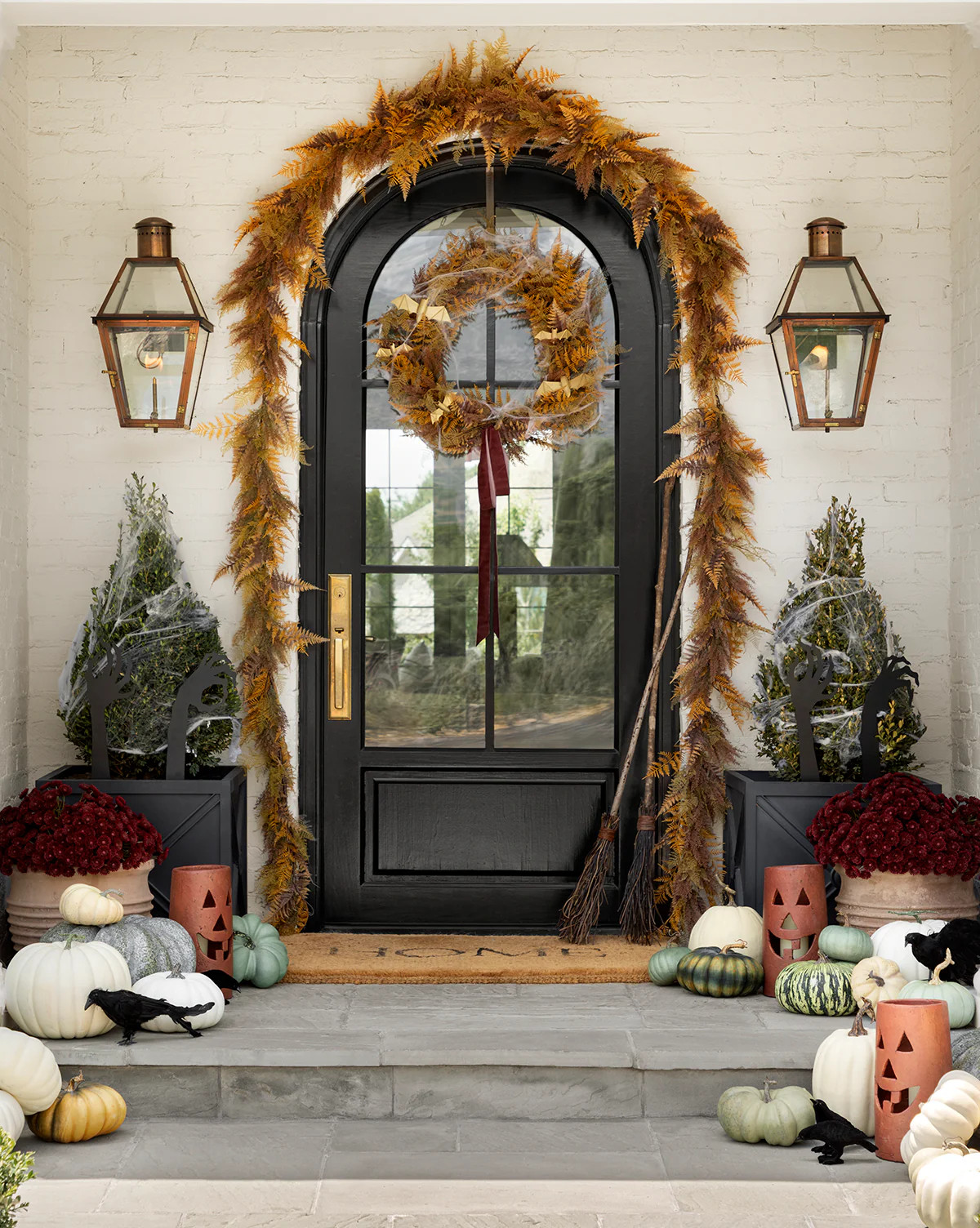6' Faux Golden Fern Garland | McGee & Co. (US)
