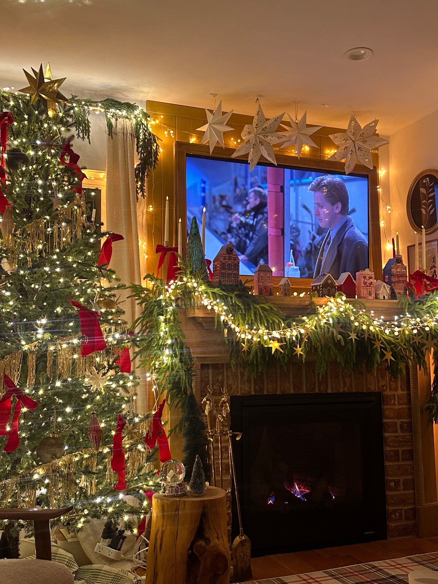 The lights i use on my mantle! 