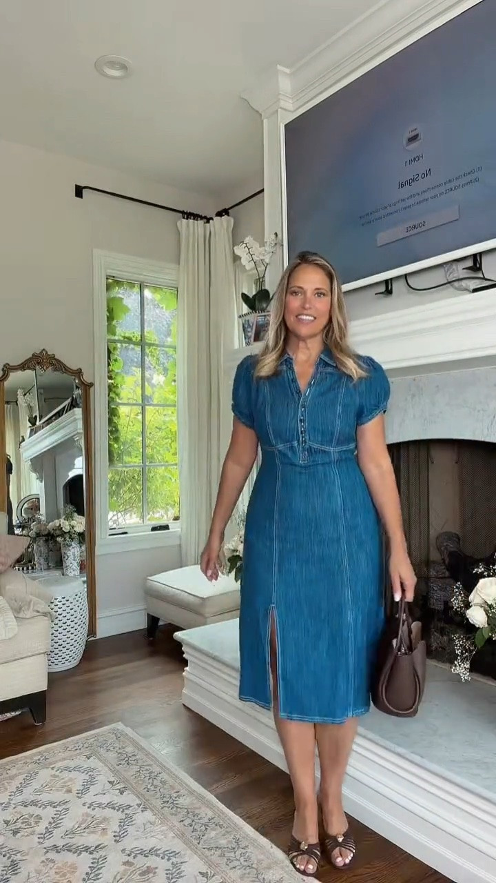 You all love this dress, and we get why. A good jean dress is such a closet staple because you can style it so many different ways. It’s easy, classic, and one of those pieces you’ll wear again and again.

#LTKSeasonal #LTKOver40 #LTKMidsize