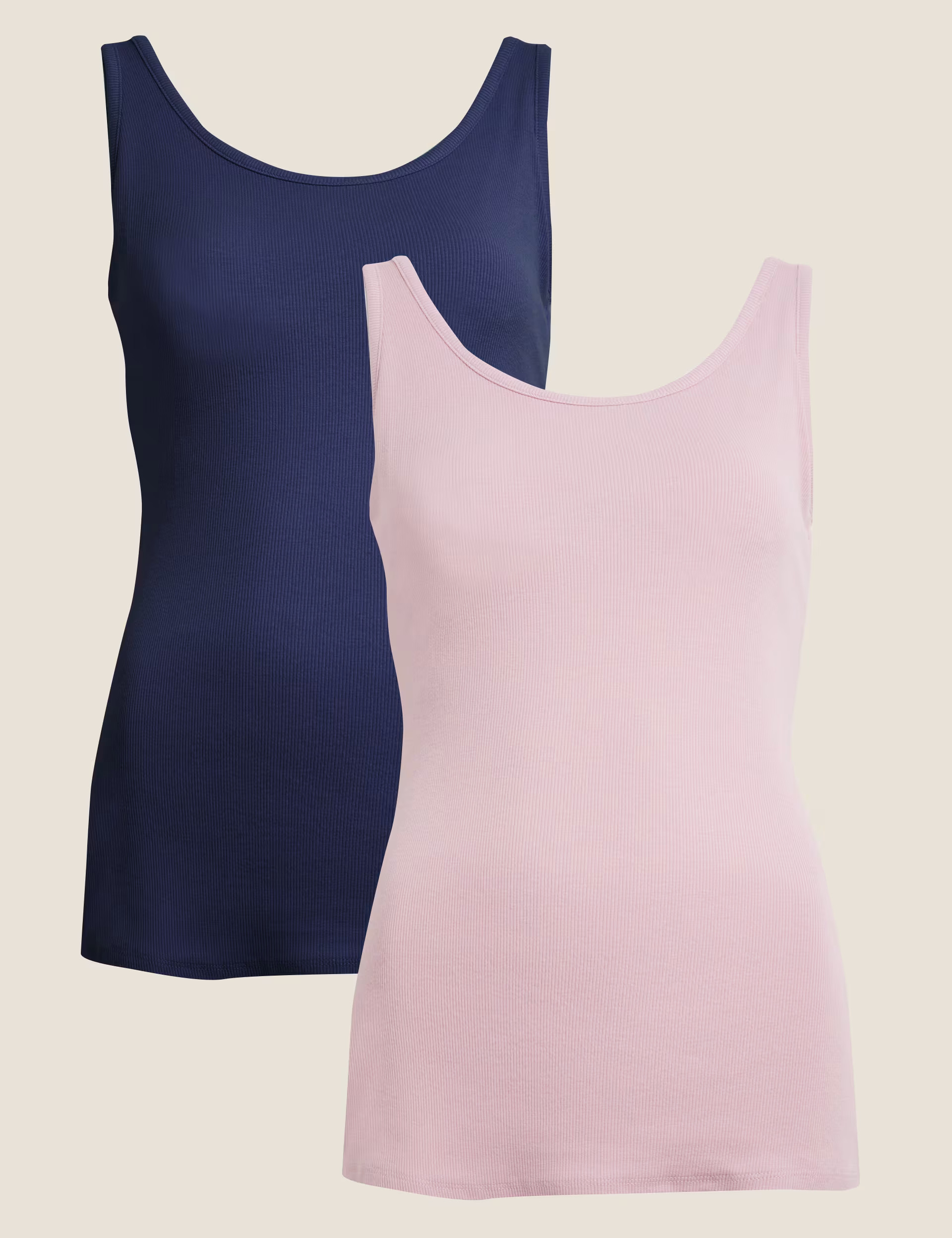 2pk Cotton Rich Secret Support™ Vests | Marks & Spencer (UK)