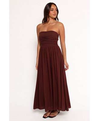 Women's Kayt Strapless Dress - Butter Yellow | Macy's