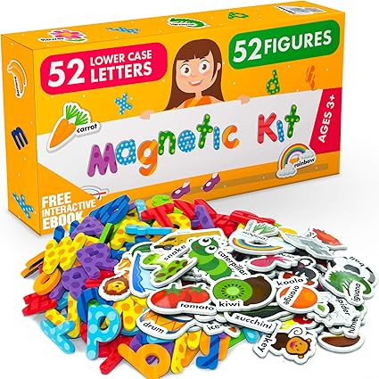 Magnetic Letters and Foam Magnets for Toddlers and Kids - Alphabet Magnets for Fridge and Dry Era... | Amazon (CA)