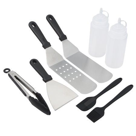 Garhelper Grill Griddle Accessories BBQ Tool Kit Grilling Utensils Outdoor - 12PCS 2 Spatulas 1 Tong | Walmart (US)