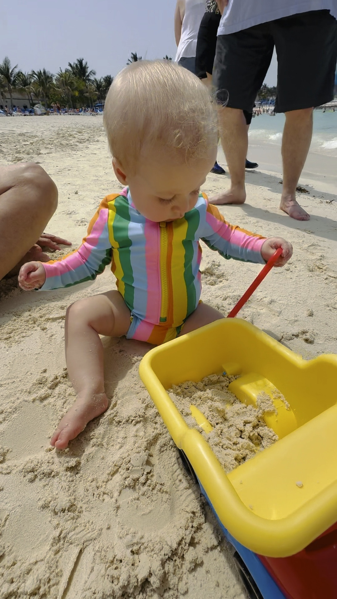 Nothing is cuter than a teeny baby playing in the sand. Precious striped suit with easy matching options for big/little brother 👙🏖️

#LTKbaby #LTKstyletip #LTKswim