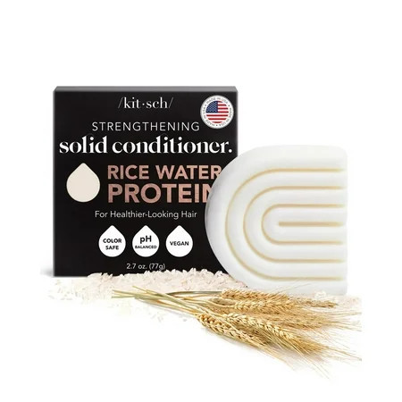 Kitsch Strengthening Solid Conditioner Bar with Rice Water Protein, 2.82 oz | Walmart (US)