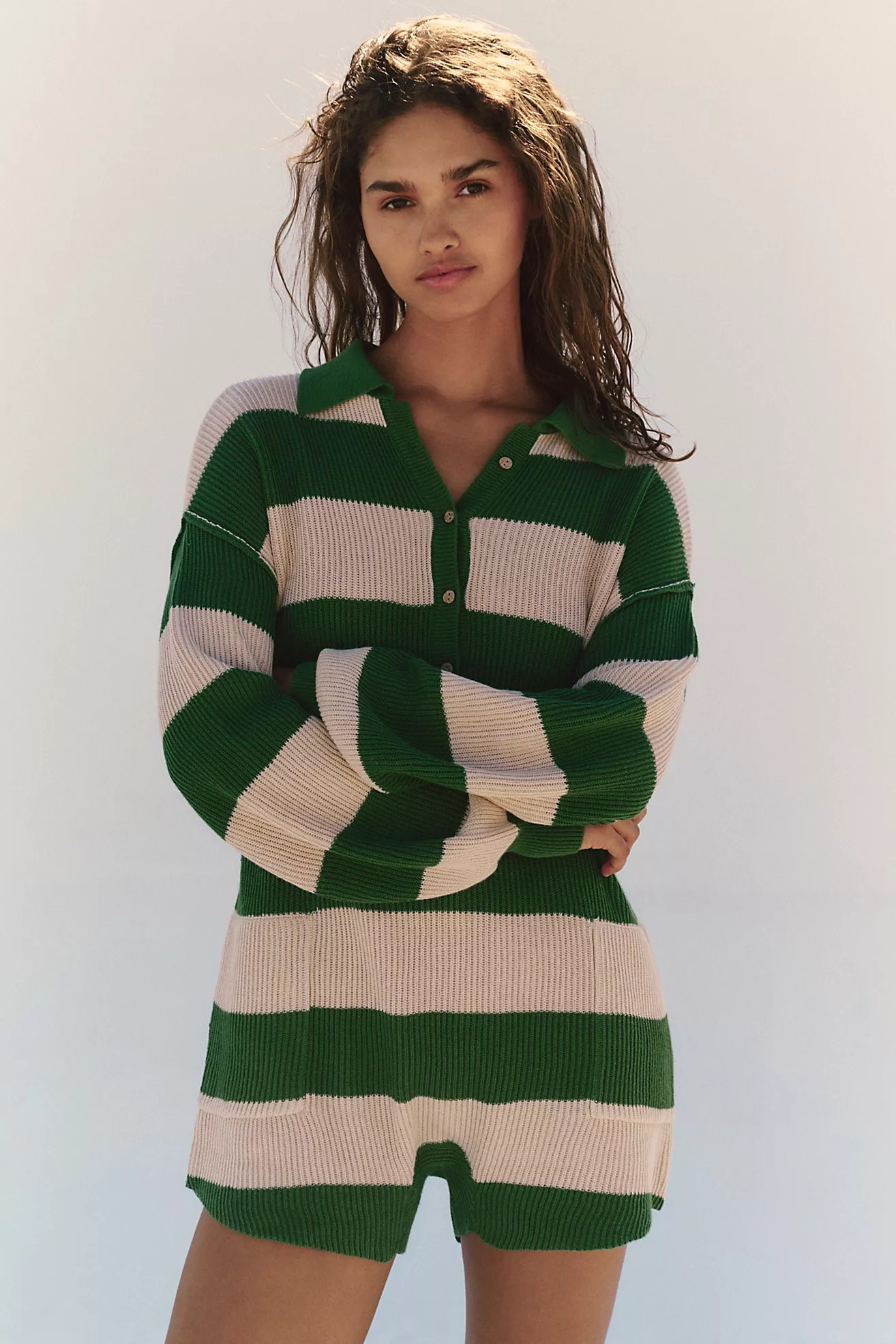 Picnic Striped Sweater Romper | Free People (Global - UK&FR Excluded)