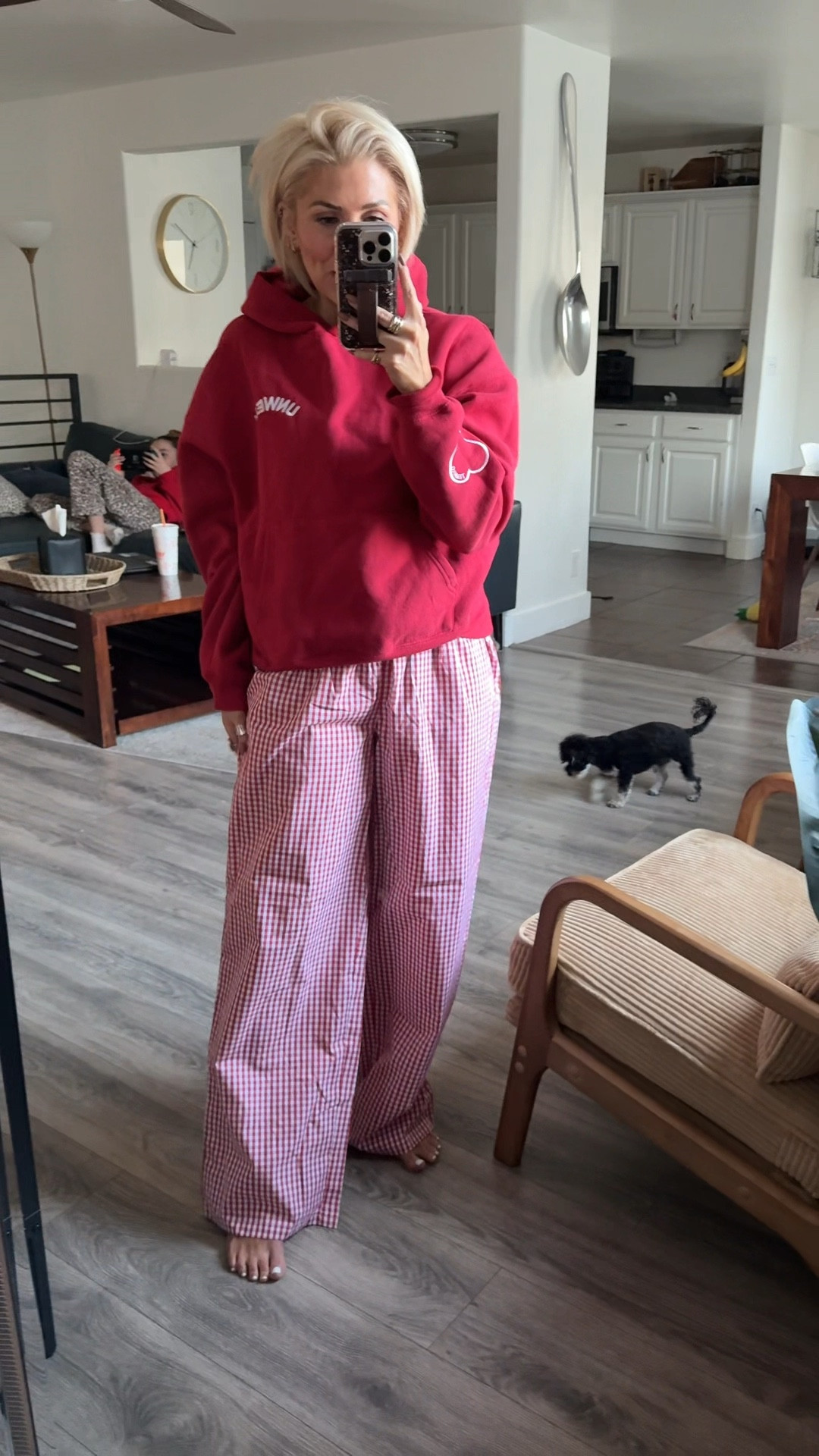 Cute & comfy Target Valentines look. Wearing the small in this warm & cozy UnWell hoodie & a medium in the darling gingham pants


#LTKValentine #LTKootd #LTKmomlife