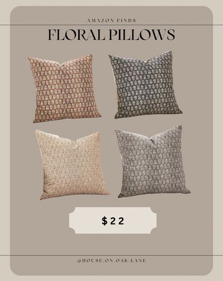 Floral pillow covers affordable Amazon find 

#LTKhome #LTKfindsunder50 #LTKstyletip
