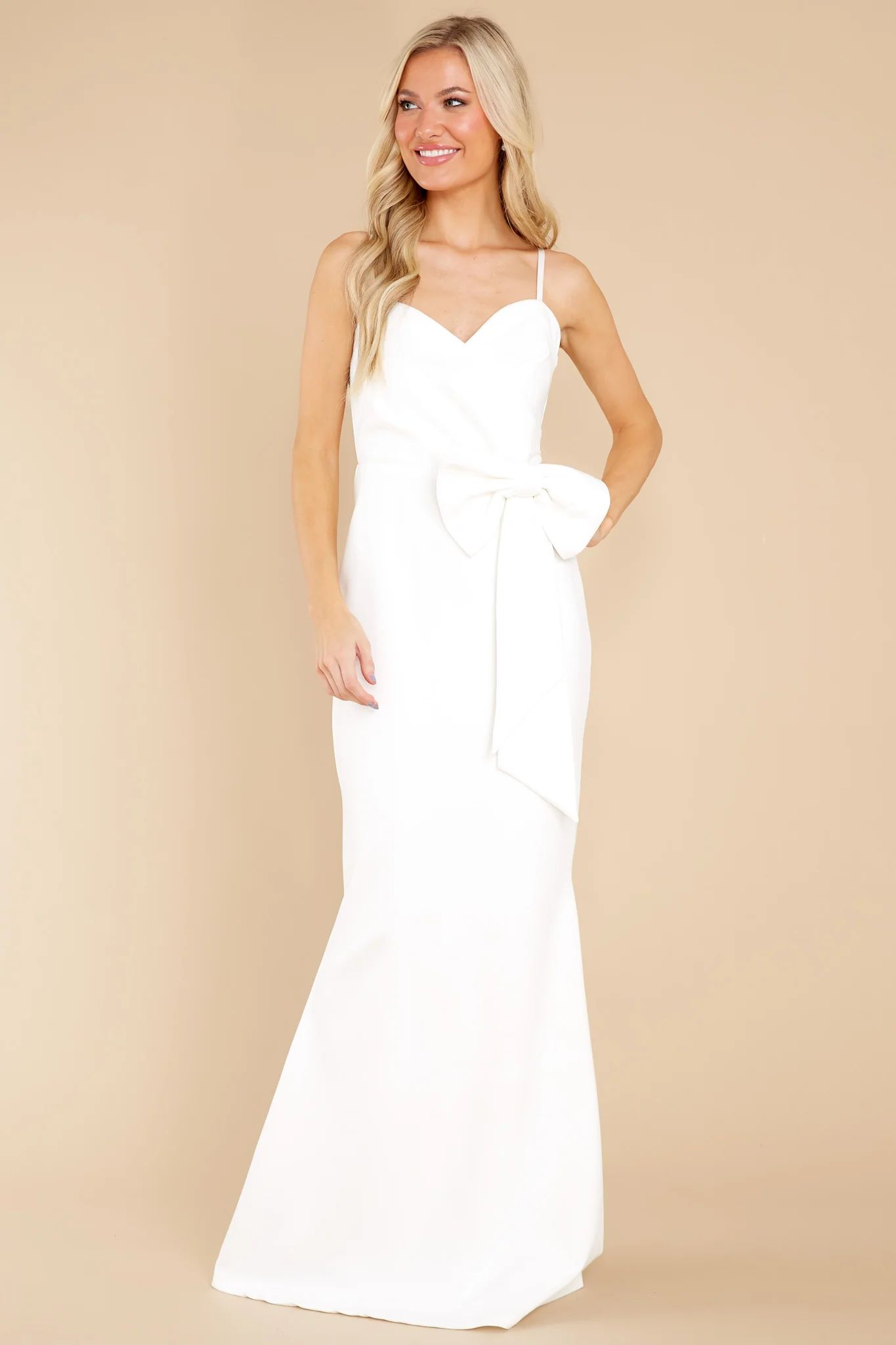 The Perfect Choice White Maxi Dress | Red Dress 