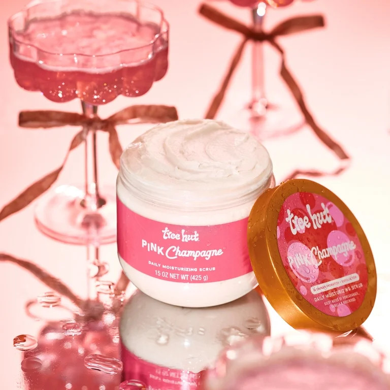 Tree Hut Pink Champagne Daily Moisturizing Scrub, 15 oz | Walmart (US)