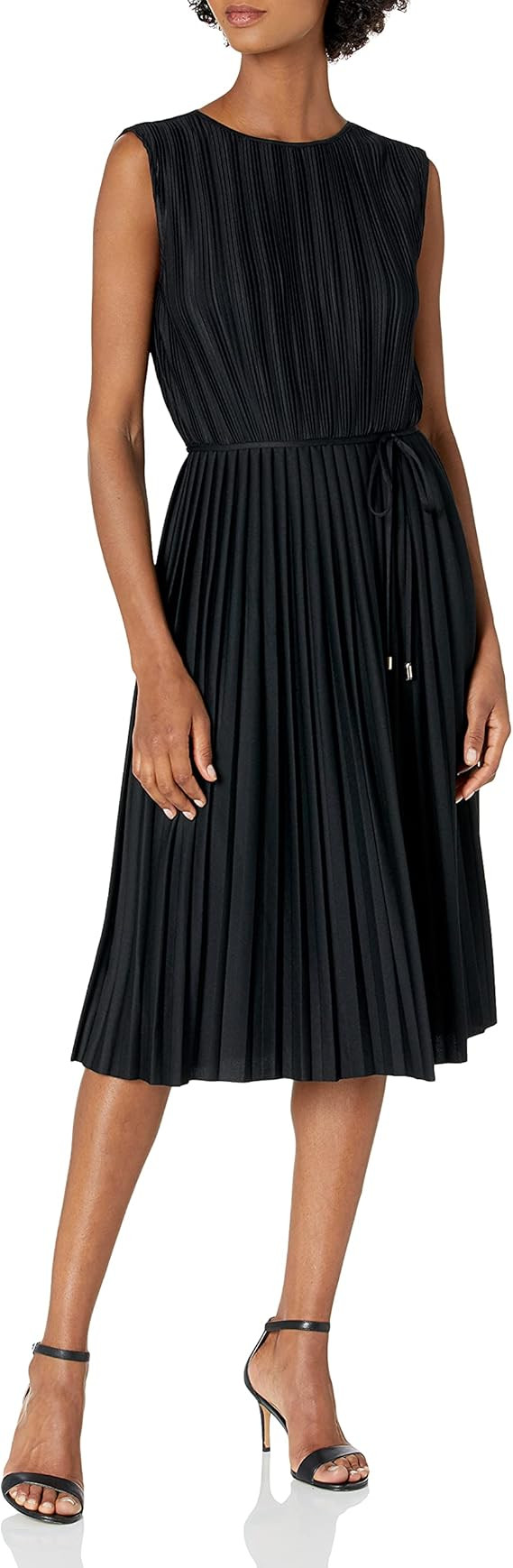Anne Klein Women's Allover Pleated Dress | Amazon (US)