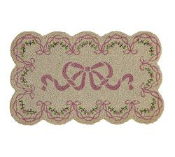 LoveShackFancy Bow Scalloped Doormat | Pottery Barn (US)