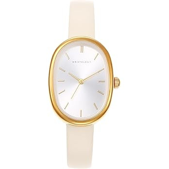 Wristology Oval Womens Watch Vintage Style Interchanageable Band Adjustable Easy Read Analog | Amazon (US)