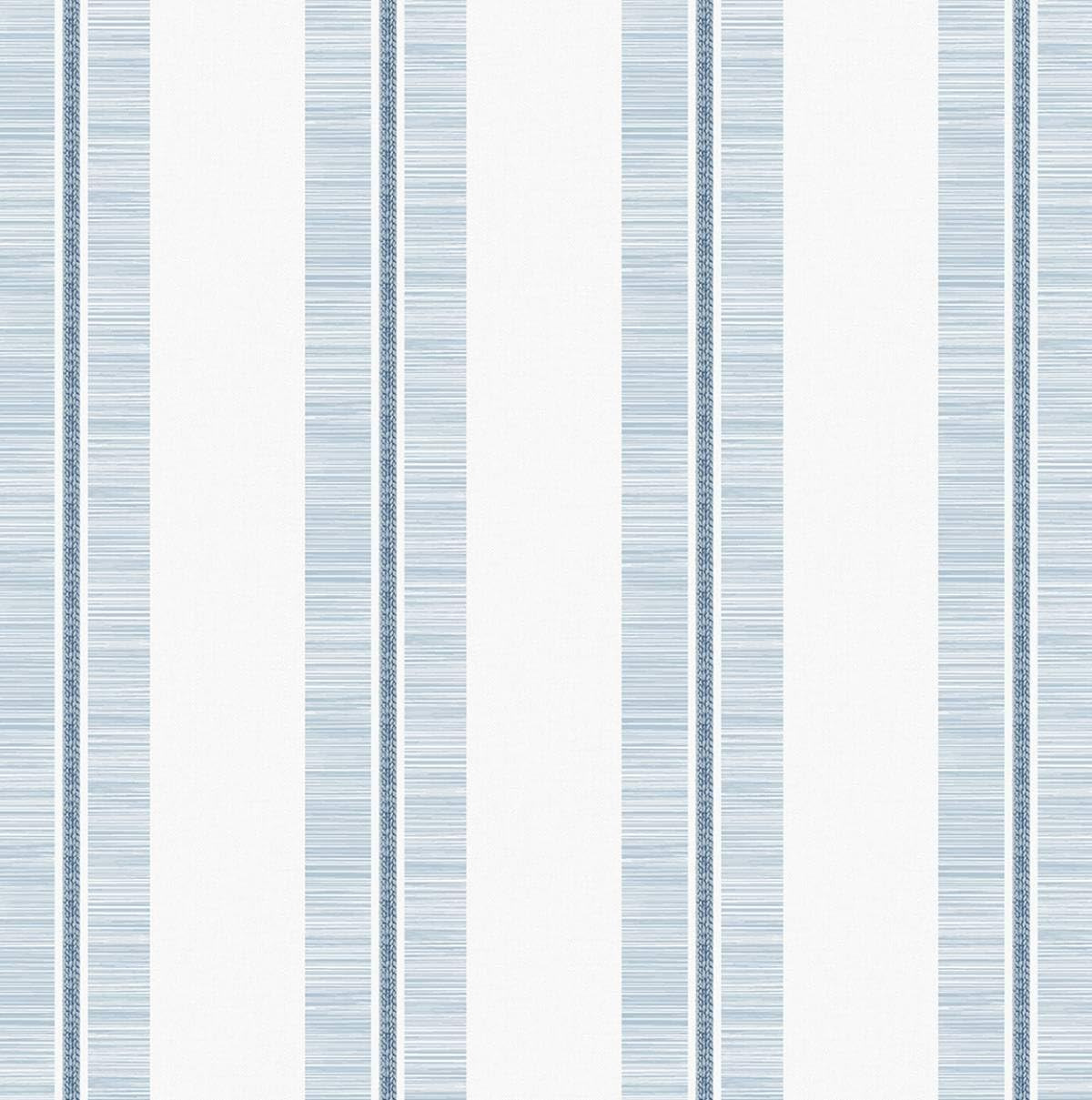 NextWall Beach Towel Stripe Peel and Stick Wallpaper (Blue Skies) | Amazon (US)