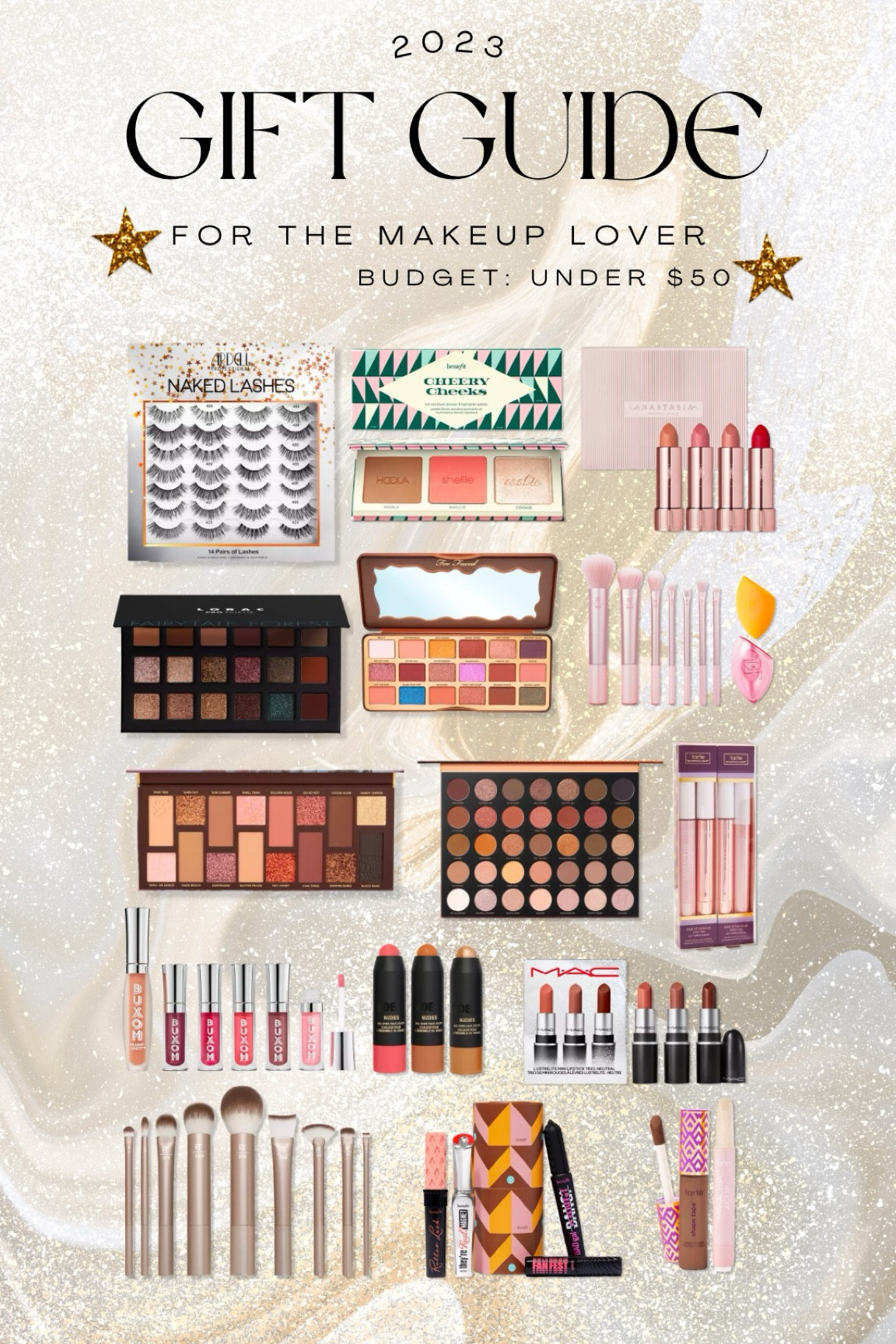 Gift Guide for the Makeup Lover! Budget of under $50 💗

#LTKGiftGuide #LTKHoliday #LTKbeauty