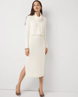 Convertible Sweater Dress | White House Black Market