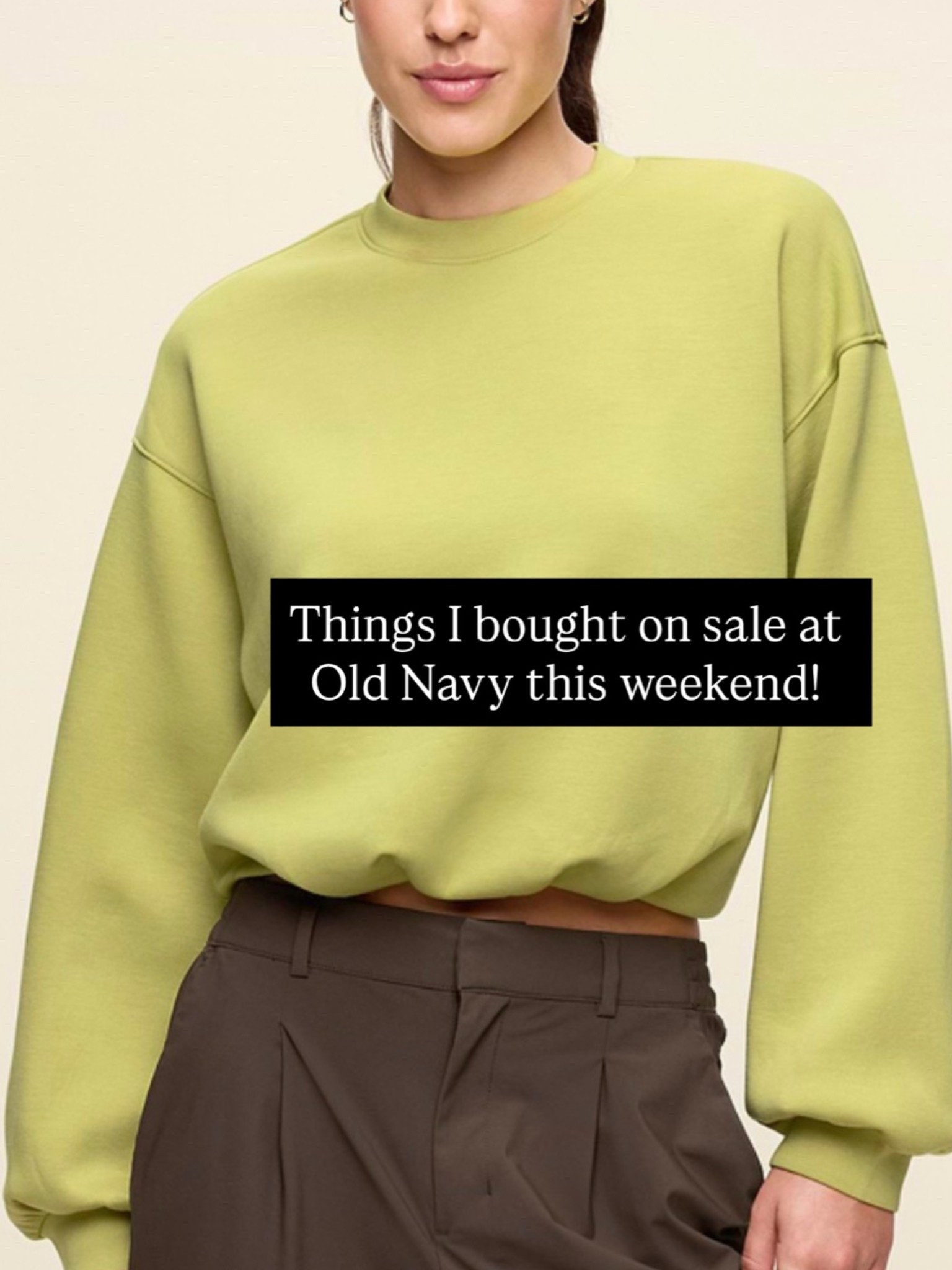 Old Navy has up to 50% off this weekend! They have so many good chartreuse green pieces

#LTKSaleAlert