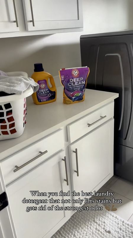 #Ad Our family’s #1 laundry detergent🥇🫧 Arm and Hammer’s new “Deep Clean” detergent uses new pH Power technology with millions of micro-scrubbers to fight odor drenched, soaked-through + stained clothes!Beyond powerful laundry detergent at a great price! #AHDeepClean #DeepClean
#ArmandHammerPartner #TikTokMadeMeBuyIt

