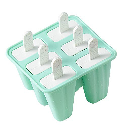 Popsicle Molds 6 Pieces Silicone Ice Pop Molds BPA Free Popsicle Mold Reusable Easy Release Ice P... | Amazon (US)