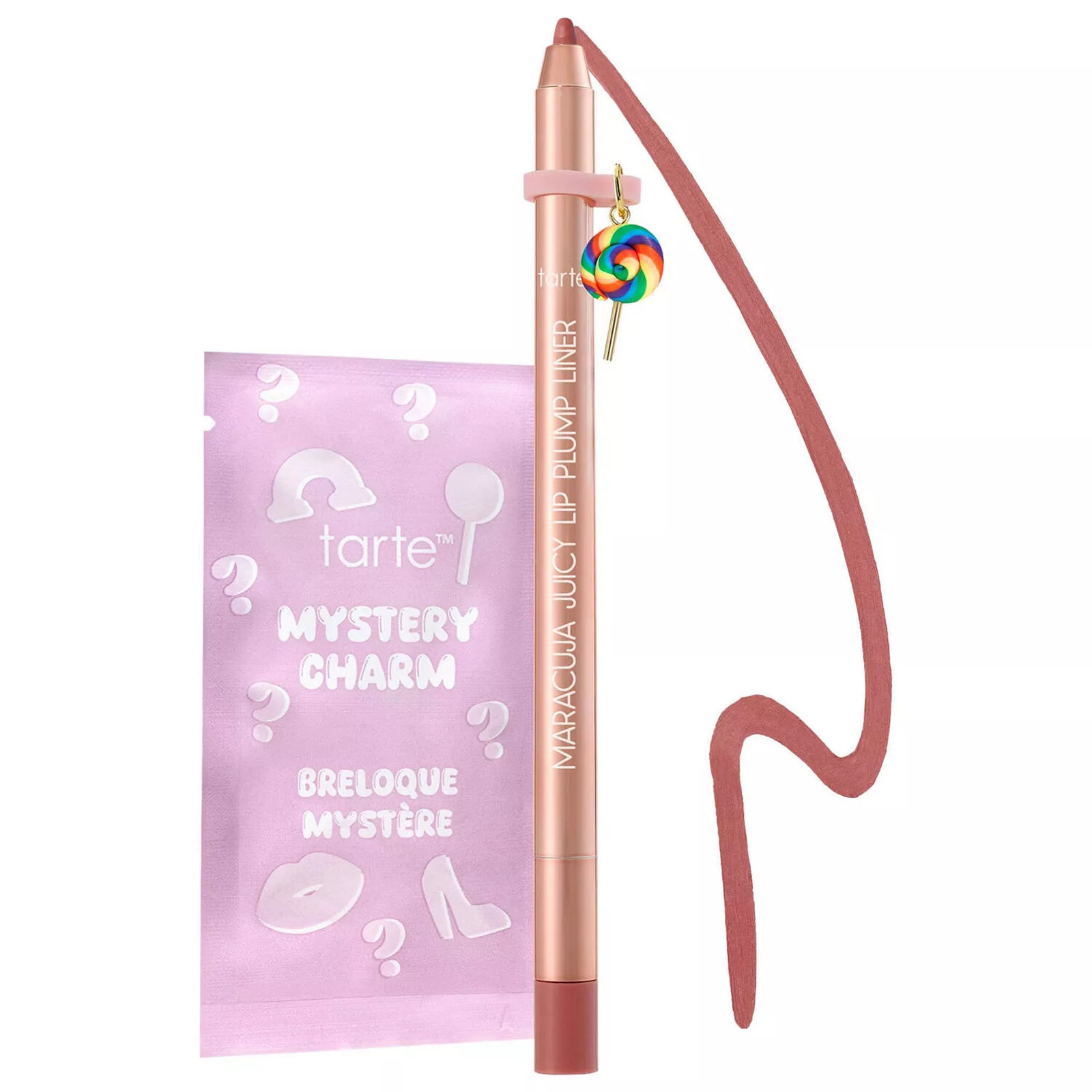 tarte maracuja juicy lip plump peptide liner with charm, Size: 0.018 Oz, Blushed Pink | Kohl's