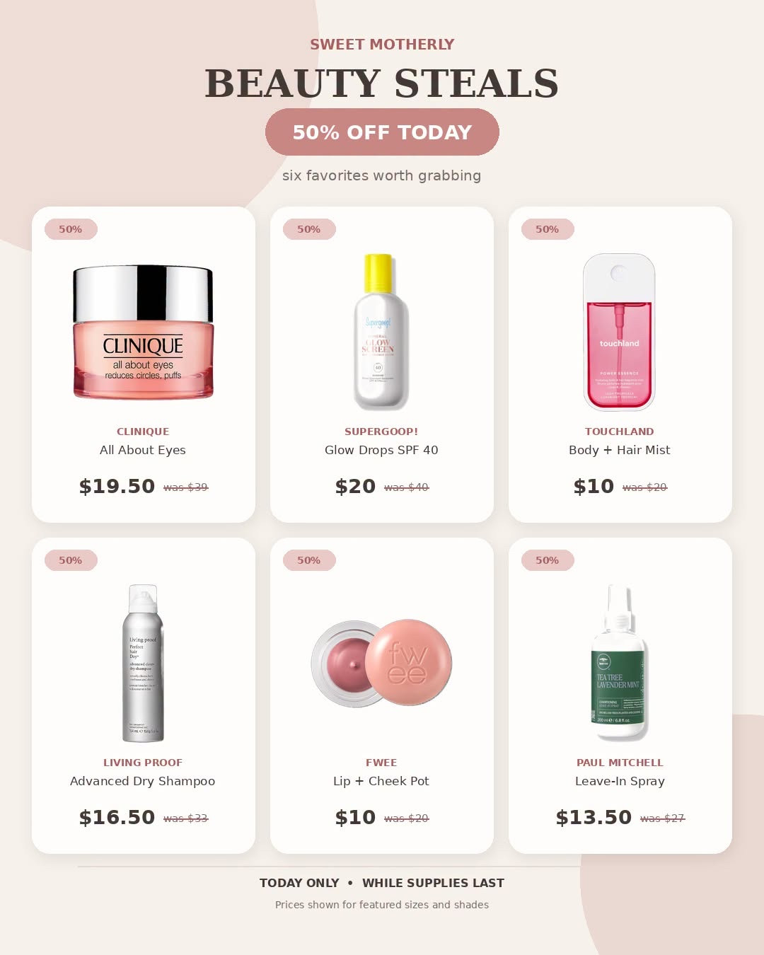 Ulta beauty steals

daily skincare essentials
hydrating face products
glowing skin routine
facial cleansers
brightening serums
face moisturizers
under eye treatments
exfoliating skincare
skin barrier essentials
at home facial products

#LTKSeasonal #LTKSaleAlert #LTKBeauty
