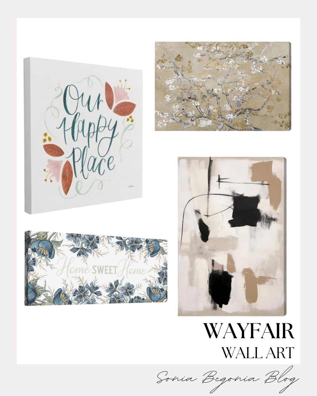 Refresh your home with these stunning wall art finds from Wayfair! From abstract canvases in neutral tones to charming "Home Sweet Home" florals, there is something to fit every room's vibe. 🎨✨

I love how a simple piece of art can completely transform a space. Whether you prefer a modern look or a cozy, botanical feel, these curated picks are perfect for your next gallery wall! 🖼️🌿

#WayfairFinds #WallArt #HomeDecor #InteriorDesign #HomeInspo #GalleryWall #AbstractArt #DecorIdeas

#LTKHome