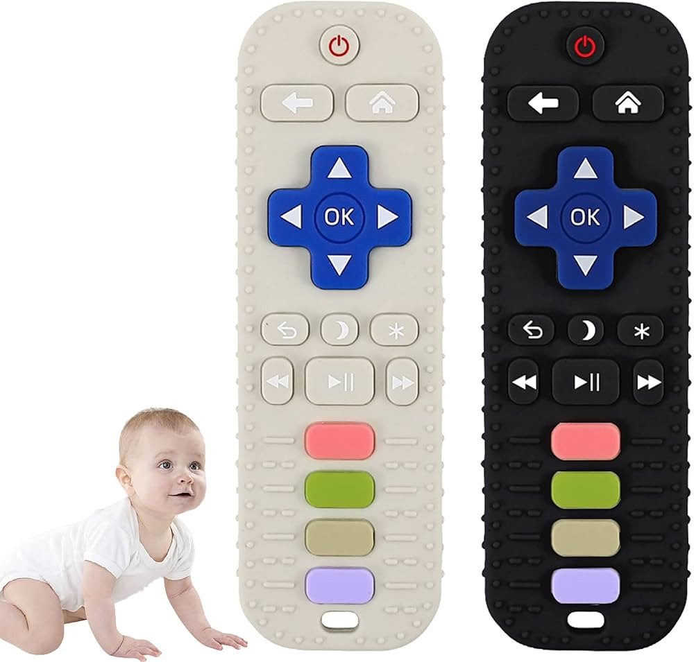 2 Pcs Remote Control Teething Toys for Baby,Teething Toys for Babies,Teethers for Babies 3-12 Mon... | Amazon (CA)