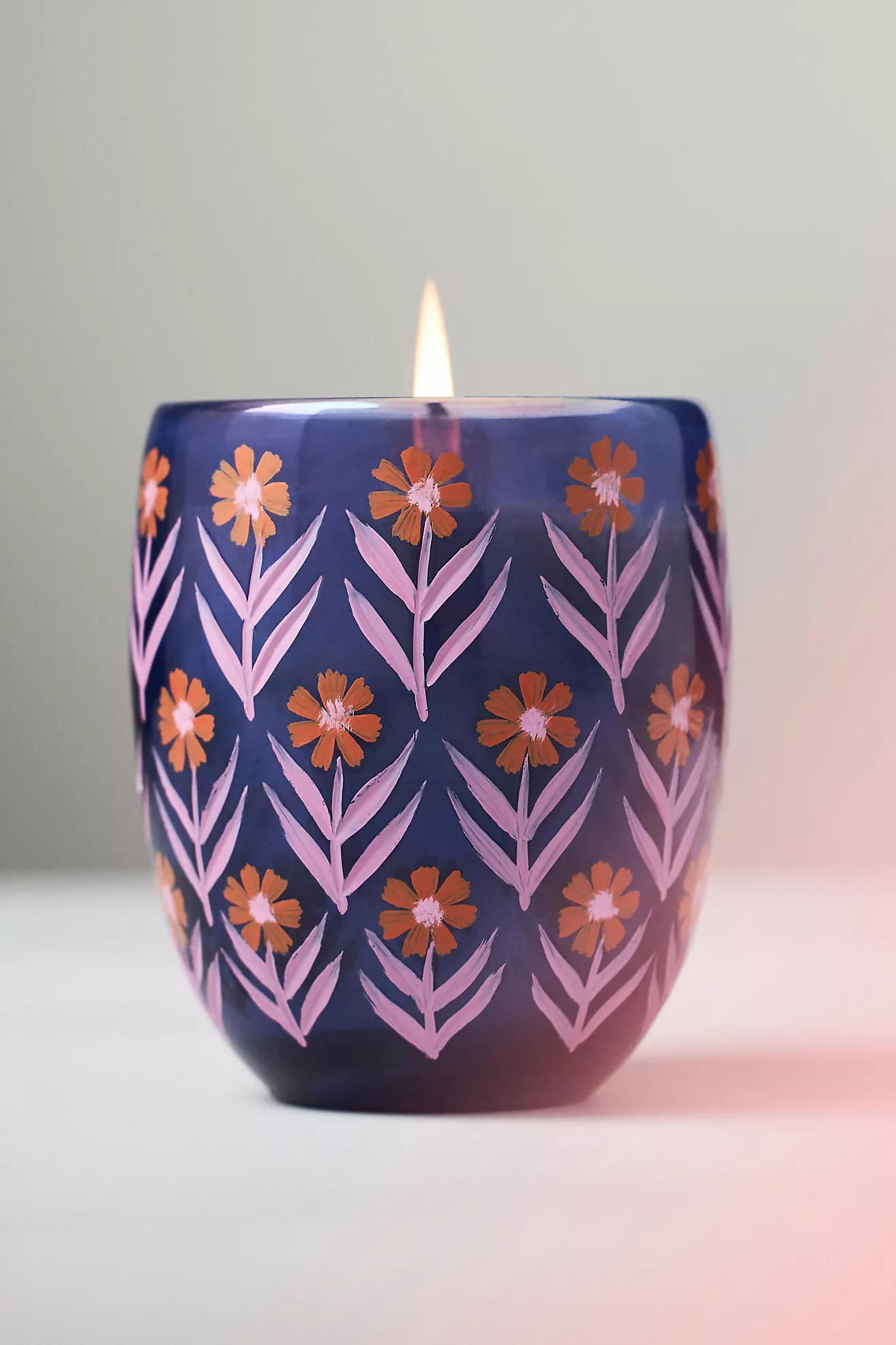 Medina Fruity Hibiscus & Pink Guava Glass Candle | Anthropologie (US)