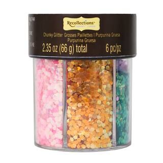 Signature Chunky Glitter Caddy, Pastels By Recollections™ | Michaels Stores