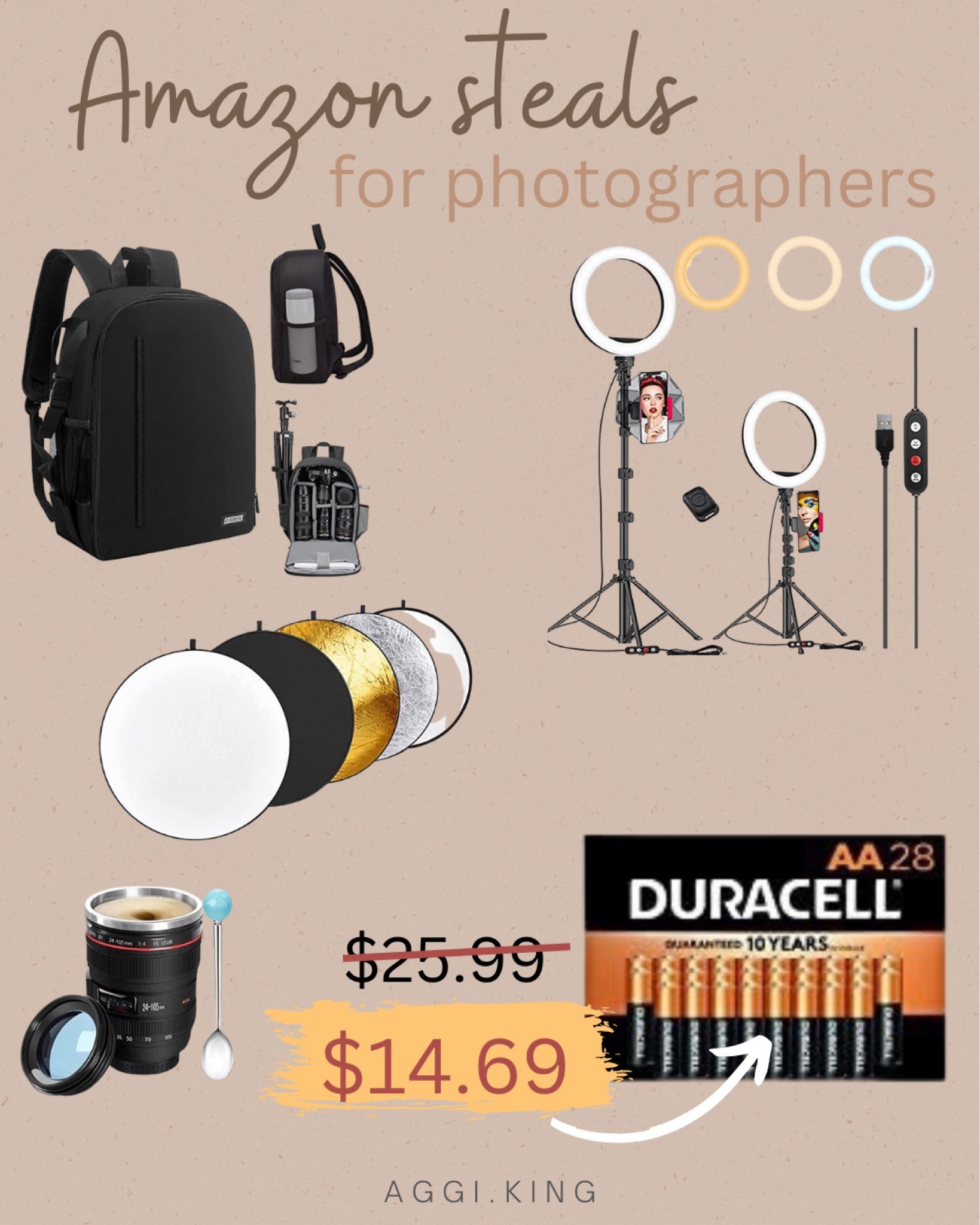 Amazing deals on photography essentials 


#amazon  #dailydeals #photography


#LTKCon #LTKsalealert #LTKhome