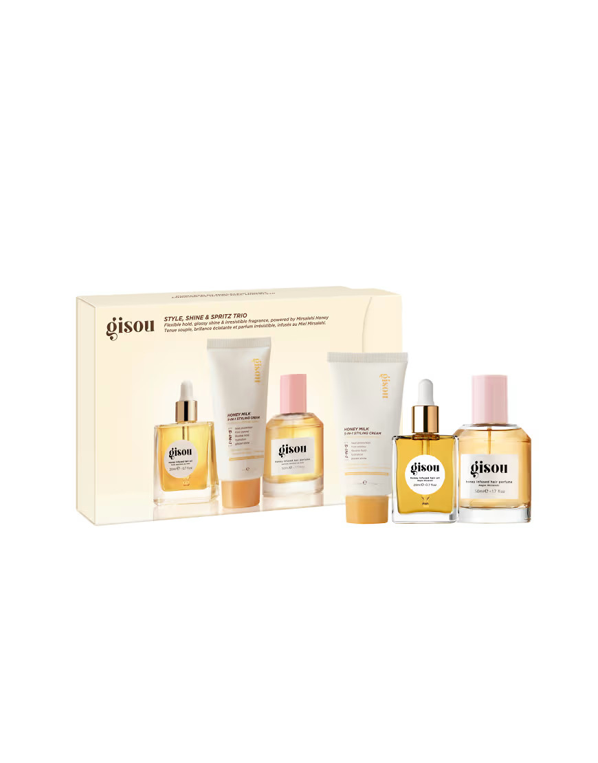 Gisou Style, Shine & Spritz Trio (save 24%)-No colour | ASOS (Global)