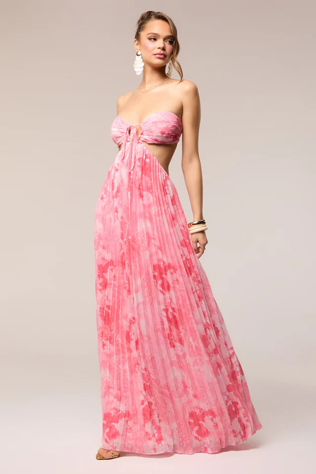 Molly Floral Pleated A-Line Formal Dress | Windsor Stores