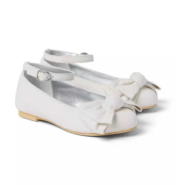 Ankle Strap Bow Ballet Flat | Janie and Jack