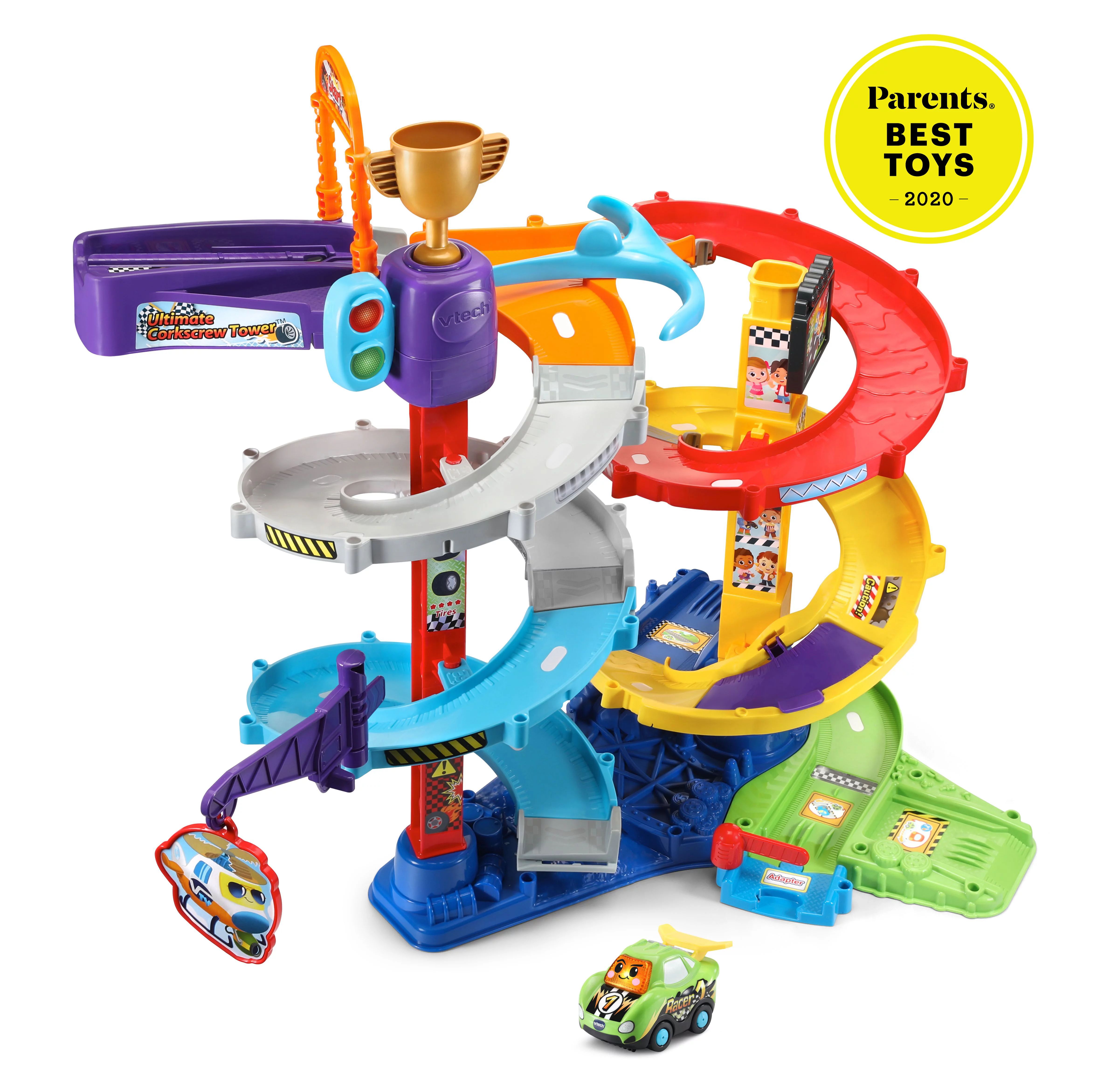 VTech Go! Go! Smart Wheels Ultimate Corkscrew Tower 3+ Feet of Play | Walmart (US)