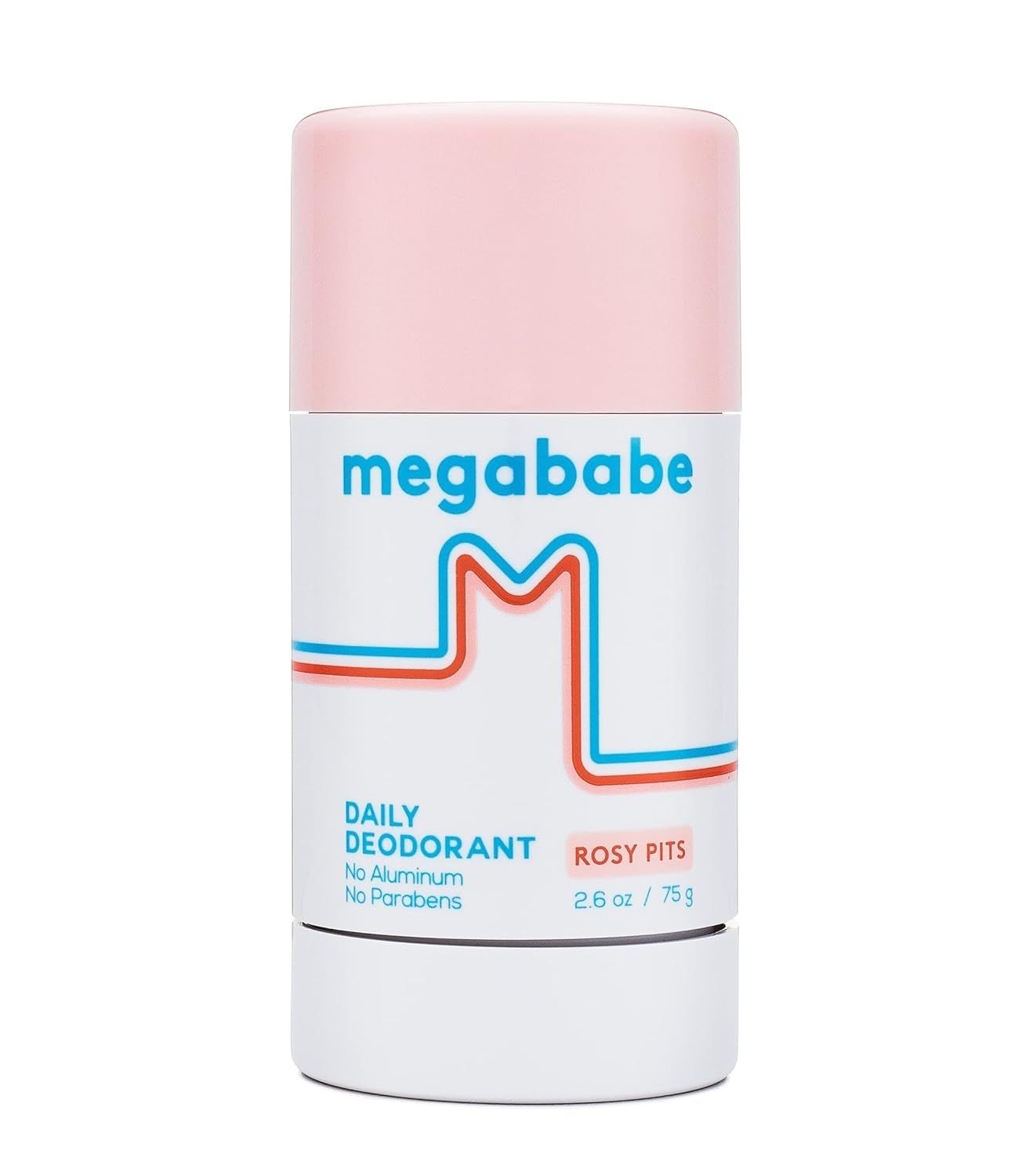 Megababe Daily Deodorant - Rosy Pits | Aluminum-Free, Clear & Clean | 2.6 oz | Amazon (US)