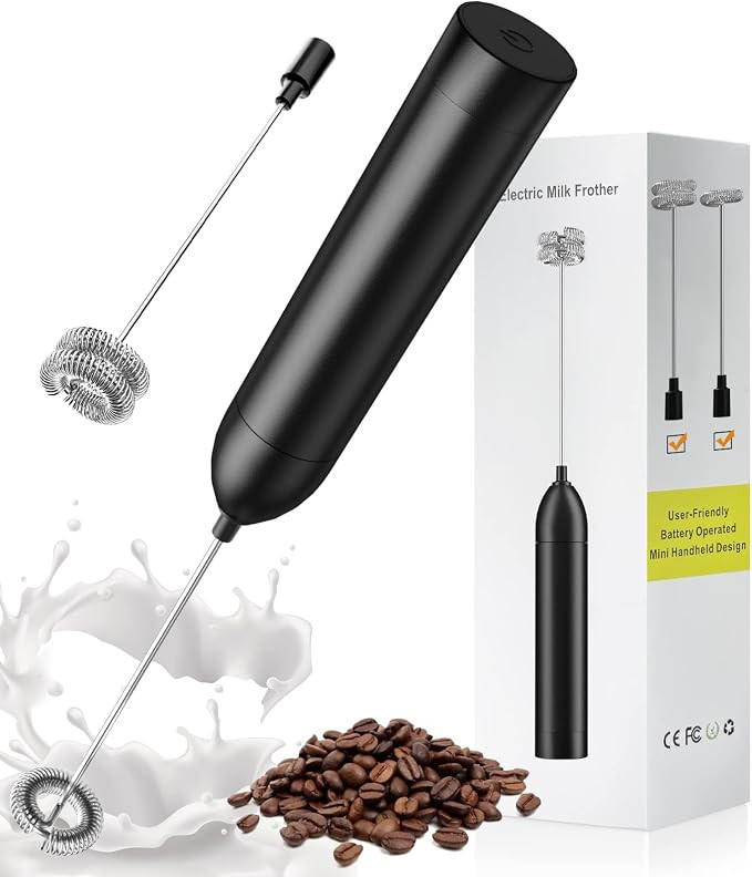 Matcha Whisk/Milk Frother, Aluminum Alloy | Basecent Battery Operated | Milk Frother Handheld for... | Amazon (US)