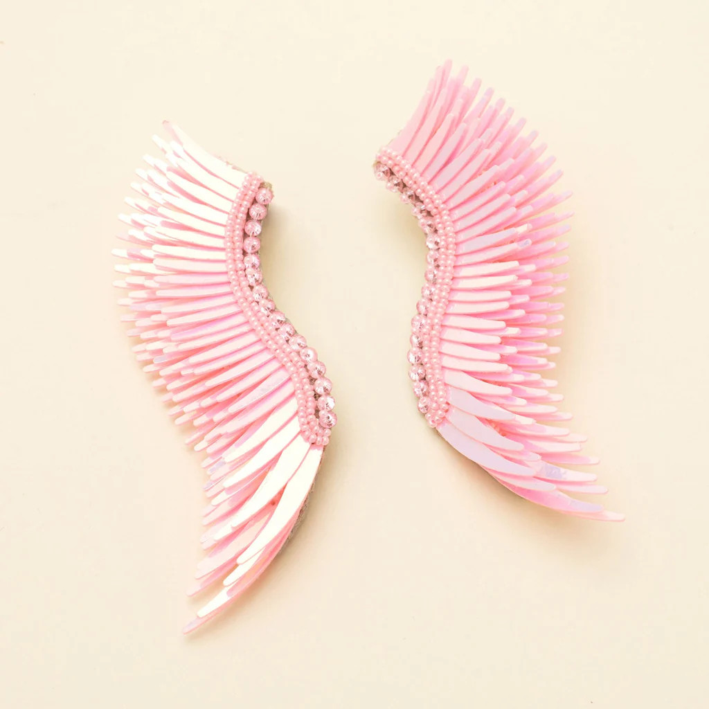 Madeline Earrings Iridescent Light Pink | Mignonne Gavigan