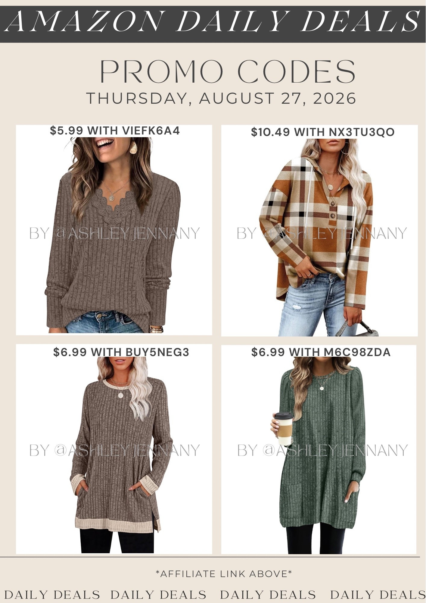 Amazon deals

#LTKMidsize #LTKSaleAlert #LTKSeasonal