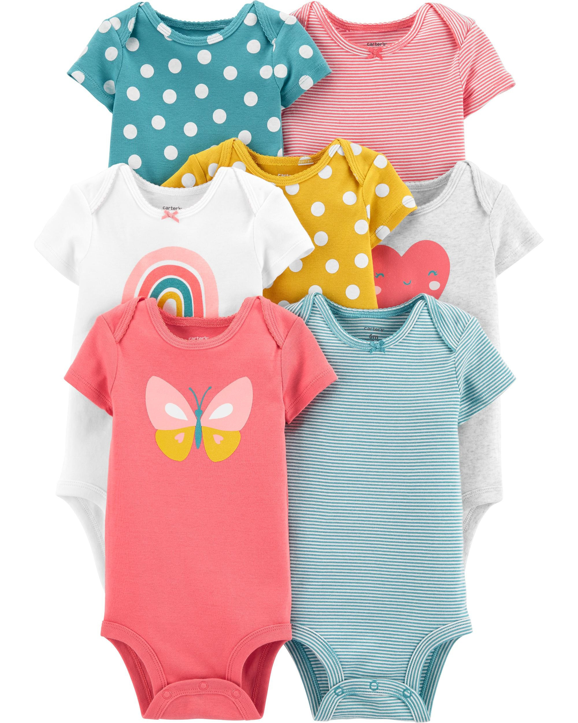 7-Pack Rainbow Original Bodysuits | Carter's