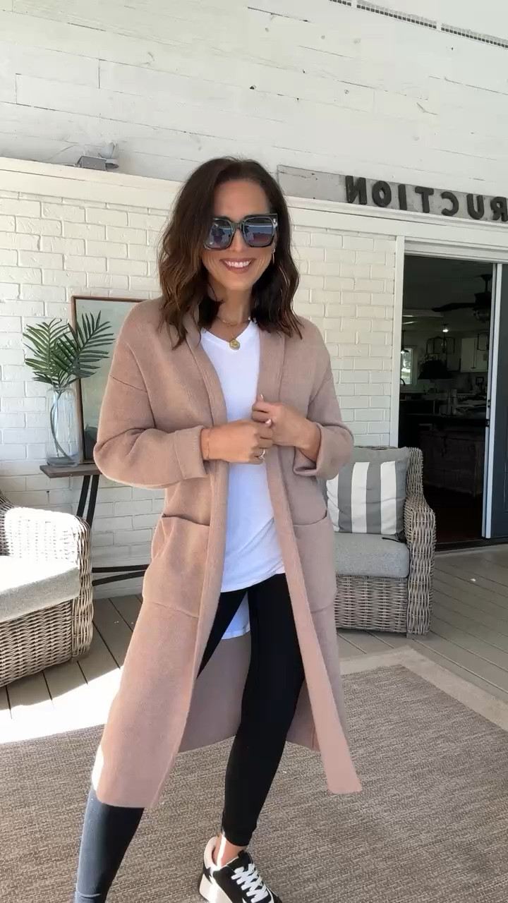 Love how this coatigan really elevates my casual, neutral outfit. Love how cozy and chic is.

#LTKSeasonal #LTKBeauty